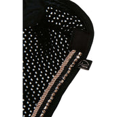 HKM Bonnet Anti-Mouches Rosegold Glamour Noir/Or rose HKM Bonnet Anti-Mouches Rosegold Glamour Noir/Or rose