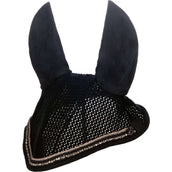 HKM Bonnet Anti-Mouches Rosegold Glamour Noir/Or rose HKM Bonnet Anti-Mouches Rosegold Glamour Noir/Or rose