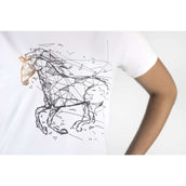 HKM T-Shirt Geometrical Horse Blanc HKM T-Shirt Geometrical Horse Blanc
