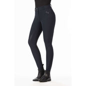 HKM Pantalon d'Équitation Monaco Crystal Silicone Fond de Peau Bleu Foncé HKM Pantalon d'Équitation Monaco Crystal Silicone Fond de Peau Bleu Foncé