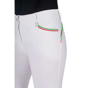 HKM Pantalon d'Équitation Livigno Lauria Garelli Sportive Full Grip Blanc HKM Pantalon d'Équitation Livigno Lauria Garelli Sportive Full Grip Blanc