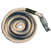 HKM Corde pour Licol Aken avec Crochet Panique Bleu foncé/beige HKM Corde pour Licol Aken avec Crochet Panique Bleu foncé/beige