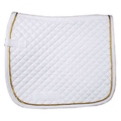 HKM Tapis de Selle Dressage Blanc/or HKM Tapis de Selle Dressage Blanc/or