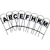 HORKA Lettres de Dressage Kit de base de 8 Noir HORKA Lettres de Dressage Kit de base de 8 Noir