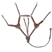 HORKA 5 Point Collier de Chasse Elastique Marron/or HORKA 5 Point Collier de Chasse Elastique Marron/or