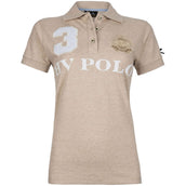 HV Polo Polo Favouritas EQ SS Sand Mélangé HV Polo Polo Favouritas EQ SS Sand Mélangé