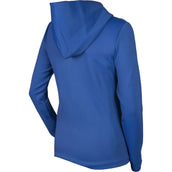 HORKA Pull col Hoodie Pro Embossed Bleu HORKA Pull col Hoodie Pro Embossed Bleu