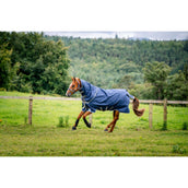 Amigo Chemise Turnout 1200D Plus 50g Marine/Gris Titane/Argent Amigo Chemise Turnout 1200D Plus 50g Marine/Gris Titane/Argent