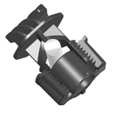 Ako Isolateur à Vis Filet-Corde 10 Pièces Noir/Rouge Ako Isolateur à Vis Filet-Corde 10 Pièces Noir/Rouge