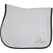 Kentucky Tapis de Selle De Saut Fishbone Leather Blanc Kentucky Tapis de Selle De Saut Fishbone Leather Blanc
