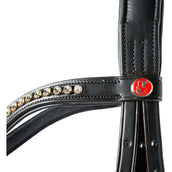 Kieffer Bridon Ultrasoft Sue avec des Cristaux Noir/Blanc Kieffer Bridon Ultrasoft Sue avec des Cristaux Noir/Blanc