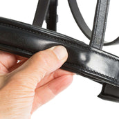 Kieffer Bridon Ultrasoft Sue avec des Cristaux Noir/Marron clair Kieffer Bridon Ultrasoft Sue avec des Cristaux Noir/Marron clair