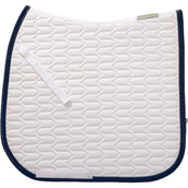 Kavalkade Tapis de Selle Exclusive Dressage blanc/marine Kavalkade Tapis de Selle Exclusive Dressage blanc/marine