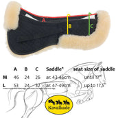 Kavalkade Amortisseur avec Peau d'Agneau Noir Kavalkade Amortisseur avec Peau d'Agneau Noir