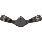 Kavalkade Sangle de Dressage Casper Soft Leather avec Élastique Noir Kavalkade Sangle de Dressage Casper Soft Leather avec Élastique Noir