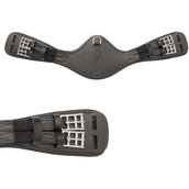 Kavalkade Sangle de Dressage Casper Oiled Leather avec Élastique Noir Kavalkade Sangle de Dressage Casper Oiled Leather avec Élastique Noir