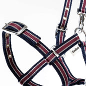 Kavalkade Licol Foal/Yearling Bleu marine/Bordeaux/Argent Kavalkade Licol Foal/Yearling Bleu marine/Bordeaux/Argent