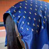 Accuhorsemat Couverture Cooler avec Tapis d'Accupression Bleu Accuhorsemat Couverture Cooler avec Tapis d'Accupression Bleu