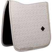 Kentucky Tapis de Selle Velvet Pied de Poule Dressage Gris/Blanc Kentucky Tapis de Selle Velvet Pied de Poule Dressage Gris/Blanc