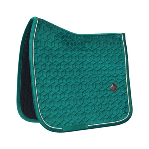 Kentucky Tapis de Selle Velvet Dressage Vert Foncé Kentucky Tapis de Selle Velvet Dressage Vert Foncé