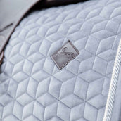 Kentucky Tapis de Selle Basic Velvet Dressage Gris Kentucky Tapis de Selle Basic Velvet Dressage Gris