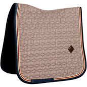 Kentucky Horsewear Tapis de Selle Pied-de-Poule Dressage Bordeaux/Marine Kentucky Horsewear Tapis de Selle Pied-de-Poule Dressage Bordeaux/Marine