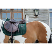 Kentucky Tapis de Selle velours Pearls de Saut Pine Green Kentucky Tapis de Selle velours Pearls de Saut Pine Green