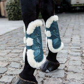 Kentucky Horsewear Protèges-Tendons Bamboo Elastic Vegan Sheepskin Émeraude Kentucky Horsewear Protèges-Tendons Bamboo Elastic Vegan Sheepskin Émeraude