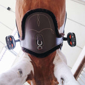 Kentucky Housse de Sangle Sheepskin Stud Marron Kentucky Housse de Sangle Sheepskin Stud Marron