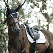 Kentucky Tapis de Selle De Saut Fishbone Leather Blanc Kentucky Tapis de Selle De Saut Fishbone Leather Blanc