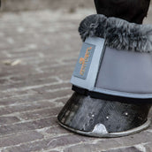 Kentucky Horsewear Cloches d'Obstacles Sheepskin Leather Gris/gris Kentucky Horsewear Cloches d'Obstacles Sheepskin Leather Gris/gris