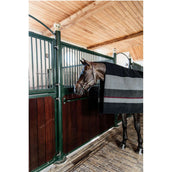 Kentucky Couverture Polaire Heavy Square Stripes Noir/Gris Kentucky Couverture Polaire Heavy Square Stripes Noir/Gris