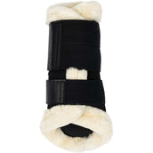 LeMieux Brushing Boots Fleece Edge Mesh Noir/Naturel LeMieux Brushing Boots Fleece Edge Mesh Noir/Naturel