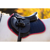 LeMieux Tapis de Selle Suede de Saut Navy/Airelle LeMieux Tapis de Selle Suede de Saut Navy/Airelle