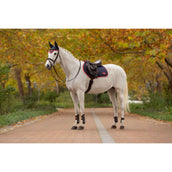 LeMieux Tapis de Selle Loire Classic de Saut Navy/Airelle LeMieux Tapis de Selle Loire Classic de Saut Navy/Airelle