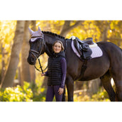 LeMieux Tapis de Selle Merino Suede de Saut Violet LeMieux Tapis de Selle Merino Suede de Saut Violet