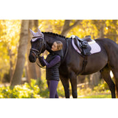 LeMieux Tapis de Selle Merino Suede de Saut Violet LeMieux Tapis de Selle Merino Suede de Saut Violet