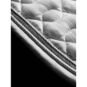 LeMieux Tapis de Selle Crystal Contact étroit en daim Blanc LeMieux Tapis de Selle Crystal Contact étroit en daim Blanc