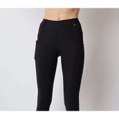 Montar Legging d'Équitation Michelle Rosegold Logo Noir Montar Legging d'Équitation Michelle Rosegold Logo Noir