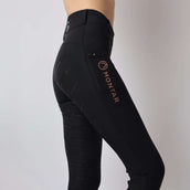Montar Legging d'Équitation Michelle Rosegold Logo Noir Montar Legging d'Équitation Michelle Rosegold Logo Noir