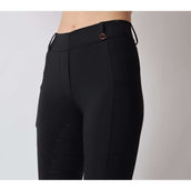 Montar Legging d'Équitation Rosegold Logo Junior Noir Montar Legging d'Équitation Rosegold Logo Junior Noir