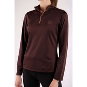 Montar Chemise Everly Rosegold Longues Manches Marron Montar Chemise Everly Rosegold Longues Manches Marron