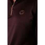 Montar Chemise Everly Rosegold Longues Manches Marron Montar Chemise Everly Rosegold Longues Manches Marron