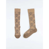 PS of Sweden Chaussettes Monogram Light Sand PS of Sweden Chaussettes Monogram Light Sand