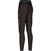 Pikeur Legging d'Équitation Gia Athleisure Full Grip Brocade Brown Pikeur Legging d'Équitation Gia Athleisure Full Grip Brocade Brown