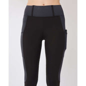 Rebel Pull On Legging d'Équitation Adhérence totale Noir Rebel Pull On Legging d'Équitation Adhérence totale Noir