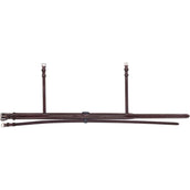 Equiline Muserolle avec Coutures Fantaisie Marron Equiline Muserolle avec Coutures Fantaisie Marron