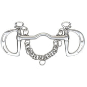 Shires Kimblewick Mors avec Liberté de La Langue RVS Shires Kimblewick Mors avec Liberté de La Langue RVS