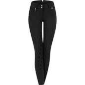 ELT Pantalon d'Équitation Micro Sport High Waist Silicone Noir ELT Pantalon d'Équitation Micro Sport High Waist Silicone Noir