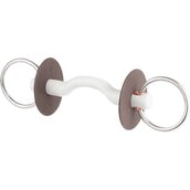 Beris Mors de Filet 7,5cm 18mm avec Passage de Langue Souple Beris Mors de Filet 7,5cm 18mm avec Passage de Langue Souple